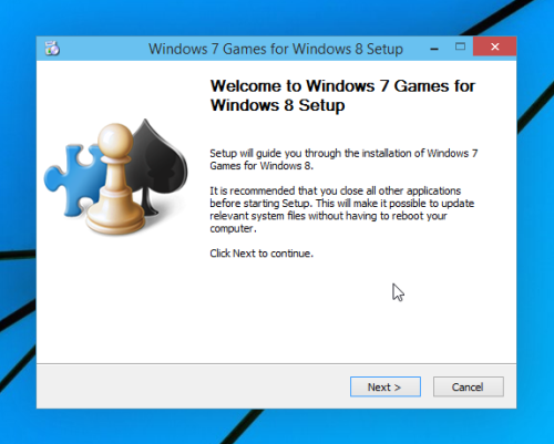 install win7 games in  Windows 10