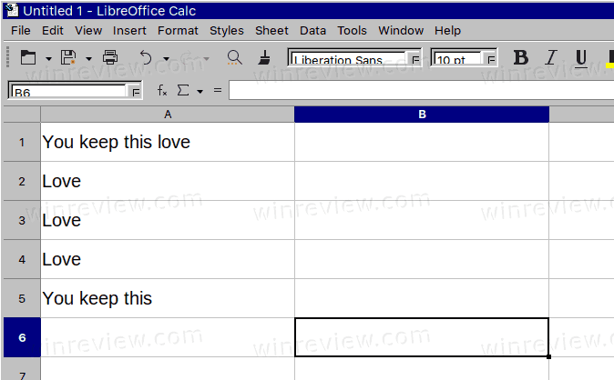 libreoffice calc windows