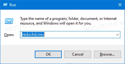Windows 10 запустить планировщик заданий Taskschd Msc
