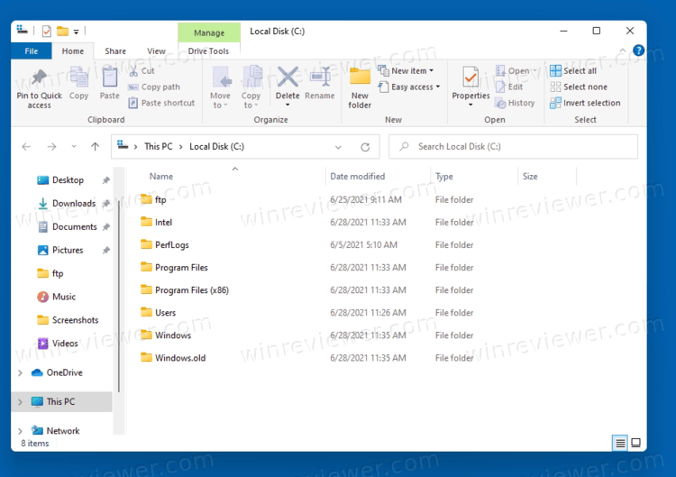 Windows 11отсутствует новый Проводник в Windows 11