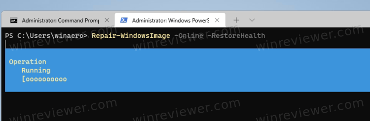 Как восстановить Windows 11 с помощью PowerShell