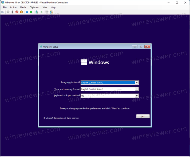 Windows 11 установка на виртуальную машину в Hyper-V