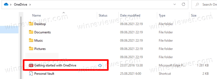 OneDrive Файлы только в Интернете