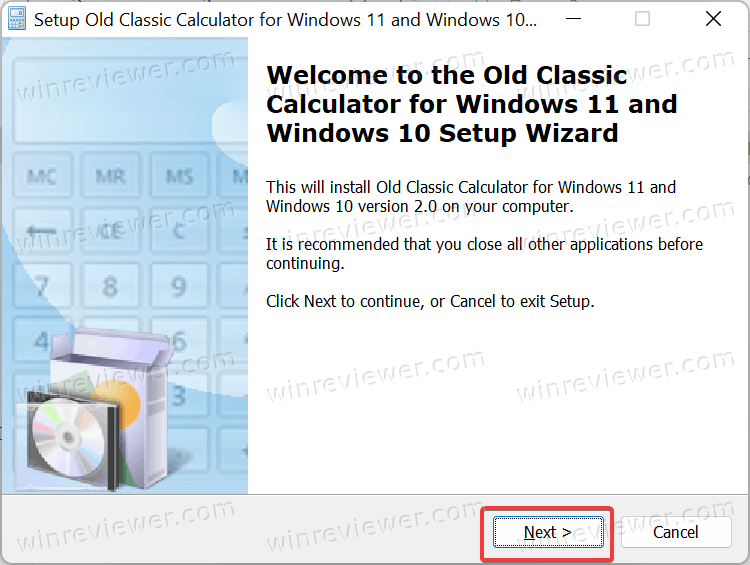 Установка калькулятора от Windows 7 на Windows 11