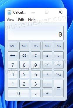 Windows 11 классический калькулятор из Windows 7
