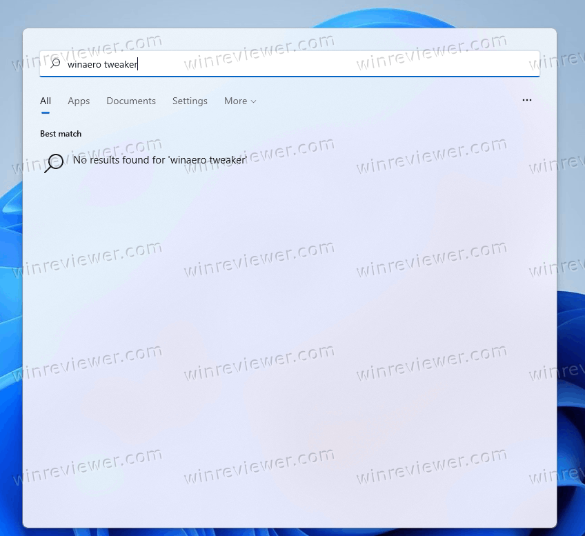 Отключить интернет ссылки в поиске Windows 11
